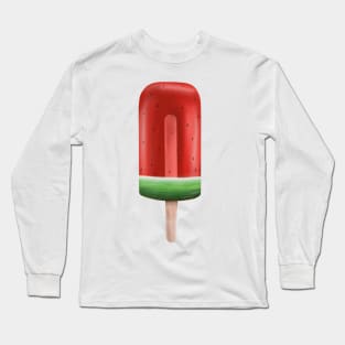 Watermelon Ice Pop Long Sleeve T-Shirt